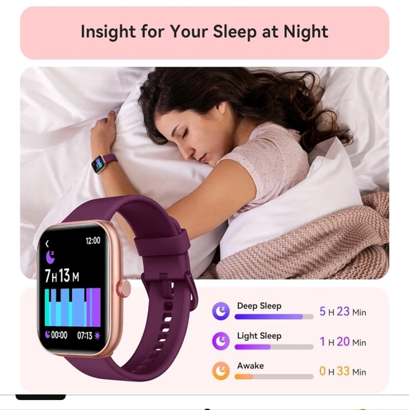 Smart Watch for Women Men, Smartwatch for iPhone & Android Bluetooth (Answer/Cal - Picture 7 of 9